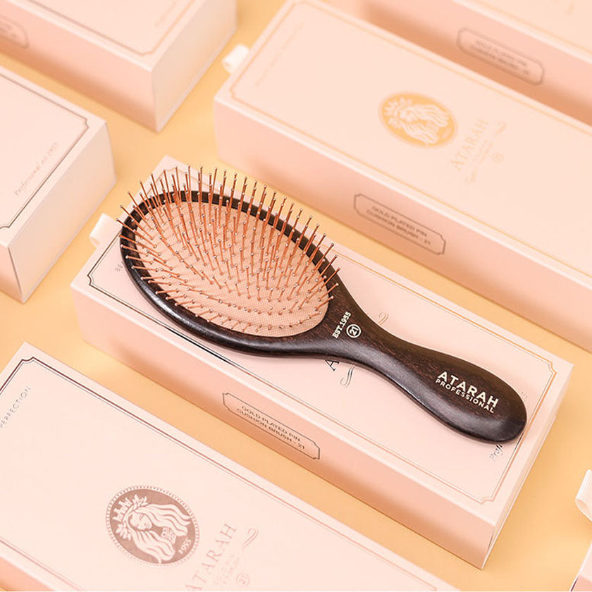 ATARAH Gold Pin 21 Hair Brush