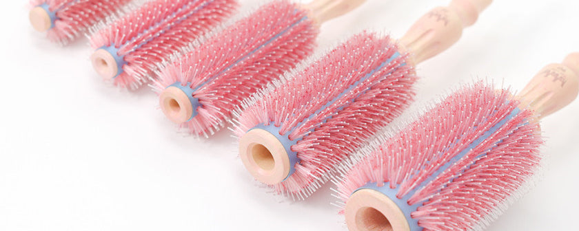 ATARAH Cherry Blossom Hair Roll Brushes (19, 22, 32mm)