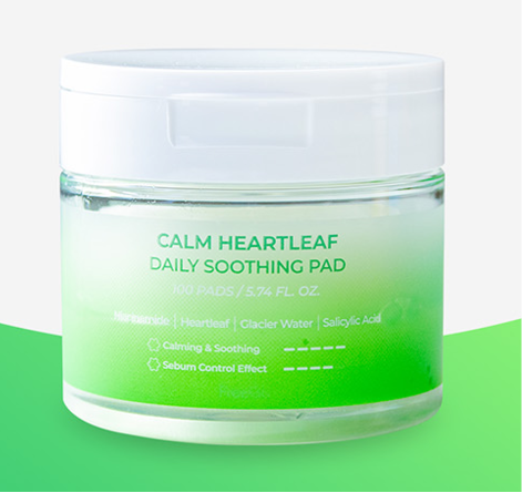 FREEGO CALM HEARTLEAF DAILY SOOTHING TONER PAD (100 PADS)